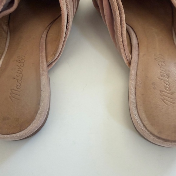 Madewell Blush Velvet Bow Mules - Picture 3 of 6